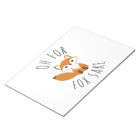 Bloc-note Oh pour Fox Sake (Incliné)