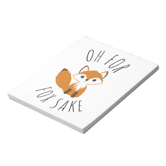 Bloc-note Oh pour Fox Sake (Tourné)