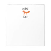 Bloc-note Oh Pour Fox Sake ! 2 (Devant)