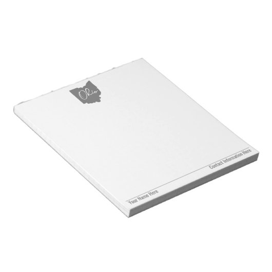 Bloc-note Ohio Buckeye Fière (Incliné)