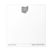 Bloc-note Ohio Buckeye Fière (Devant)