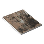 Bloc-note Oie de bois rustique (Incliné)