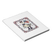 Bloc-note Oie patriotique gravure vintage (Incliné)