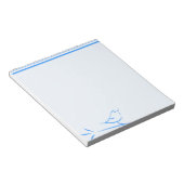 Bloc-note Oiseau bleu (Incliné)