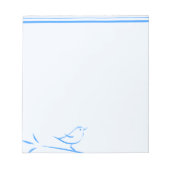 Bloc-note Oiseau bleu (Devant)