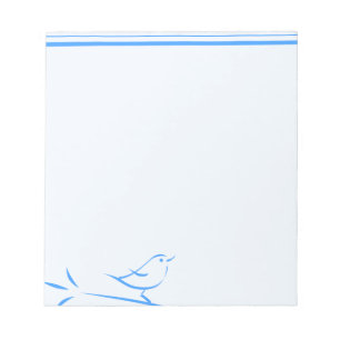 Bloc-note Oiseau bleu