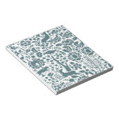 Bloc-note Oiseau, Cerf, motif folklorique des arbres (Incliné)