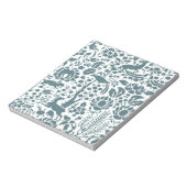 Bloc-note Oiseau, Cerf, motif folklorique des arbres (Tourné)