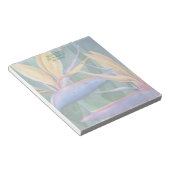 BLOC-NOTE OISEAU DE PARADIS COULEUR DE L'EAU - PAPIER DE LA  (Incliné)