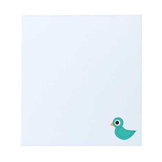 Bloc-note oiseau mignon (Devant)