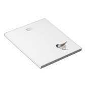 Bloc-note oiseau "noir" (Incliné)