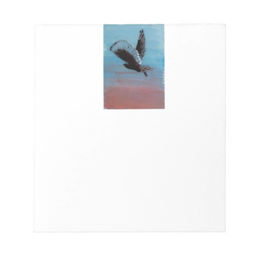 Bloc-note Oiseau Sunrise Art Tawny Owen Vol (Devant)