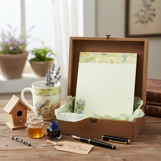 Bloc-note Oiseaux dans le jardin