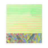 Bloc-note Oiseaux de Corneille Noire Feuilles d'automne (Devant)