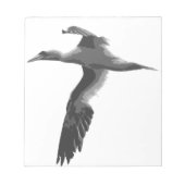 Bloc-note Oiseaux de mer abstraits (Devant)