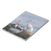 Bloc-note Oiseaux Ibis sur la rive de la baie de Floride (Tourné)