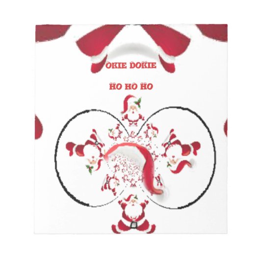 Bloc-note Oki Dokie Père Noël ! (Devant)