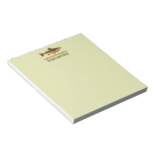 Bloc-note Old fishing saying (Incliné)