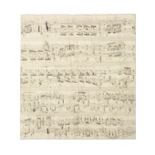 Bloc-note Old Music Notes (Devant)