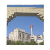 Bloc-note Olympic Plaza et Calgary Tower, Alberta, Canada (Devant)