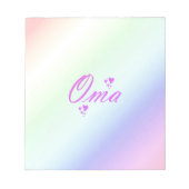 Bloc-note oma (Devant)