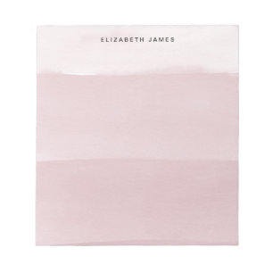 Bloc-note Ombre chromé or Rose moderne
