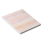 Bloc-note Ombre d'aquarelle de teint rose pâle du soleil (Incliné)