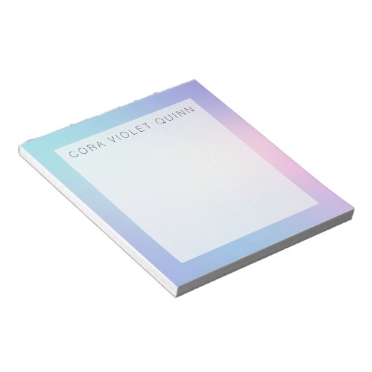 Bloc-note Ombre holographique (Incliné)