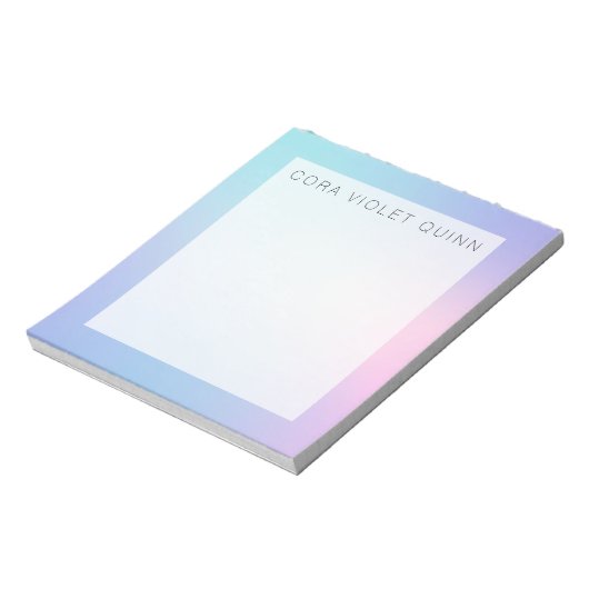 Bloc-note Ombre holographique (Tourné)