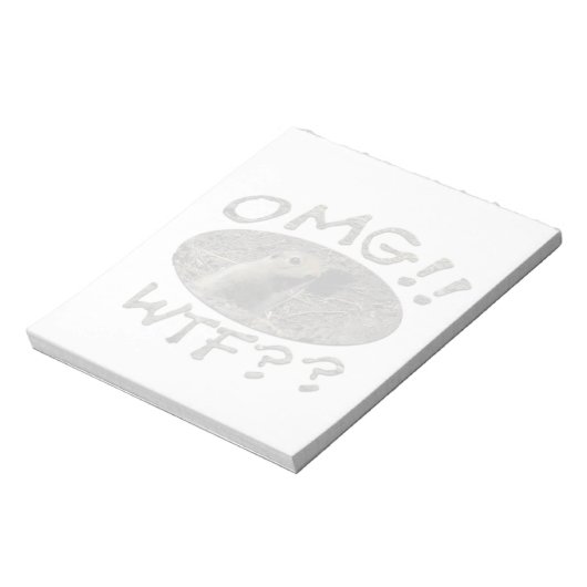 Bloc-note OMG WTF Gopher (Tourné)