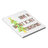 Bloc-note ont saint jolly noël mi-siècle moderne (Incliné)