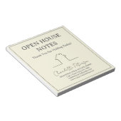 Bloc-note Open House Notepad for Realtors (Incliné)