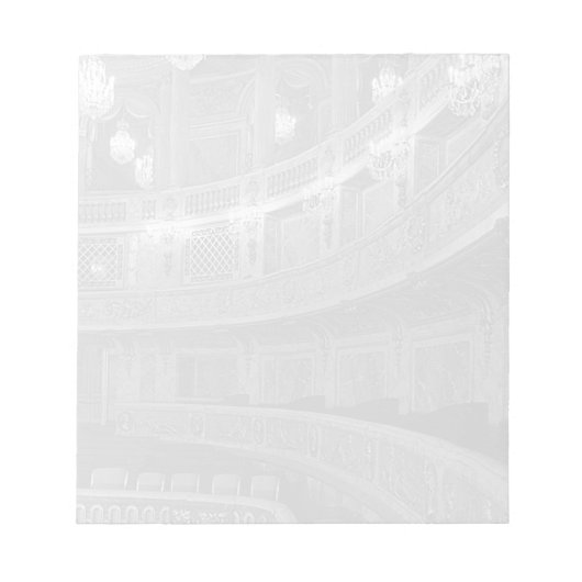 Bloc-note Opéra de Versailles 1970 (Devant)