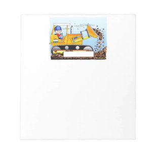 Bloc-note Opérateur Bulldozer - Cadeau personnalisé