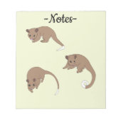 Bloc-note Opossums à queue annelée (Devant)