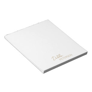 Bloc-note Or Moderne Affaires Or Minimal