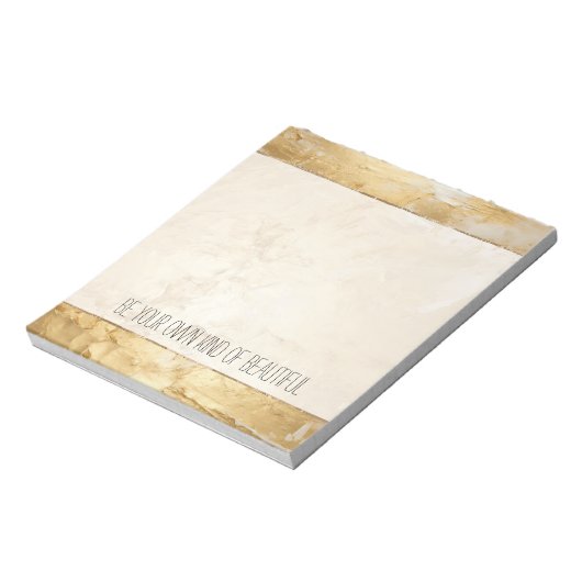Bloc-note Or peint (Tourné)