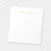 Bloc-note Or professionnel