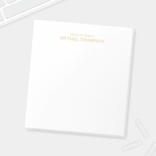 Bloc-note Or professionnel