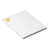 Bloc-note Orange brillant, Fruit coupé Photo (Incliné)