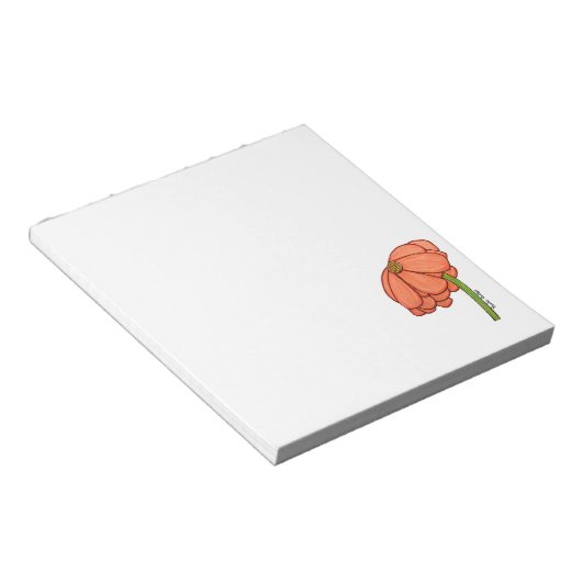 Bloc-note Orange Flower (Incliné)