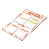 Bloc-note Orange Nurse - Modèle de pathophysiologie (Incliné)