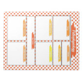 Bloc-note Orange Nurse - Modèle de pathophysiologie (Devant)