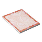 Bloc-note Orange Paisley (Incliné)
