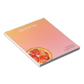 Bloc-note Orange Squeeze Day Cute Inspirational Citrus (Incliné)