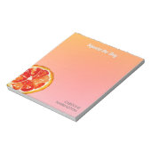 Bloc-note Orange Squeeze Day Cute Inspirational Citrus (Tourné)