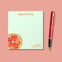 Orange Squeeze Day Cute Inspirational Citrus