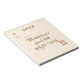 Bloc-note Orange Yellow White Playful Kitten Custom Notes (Incliné)