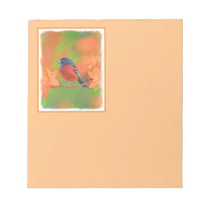 Bloc-note Orchard Oriole Songbird Peinture Oiseau original