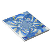 Bloc-note Orchidée aquarelle peinture, Nuages Mandala (Incliné)